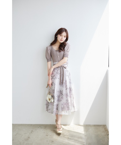 tocco closet（トッコ クローゼット） ワンピース ウエストリボン付き