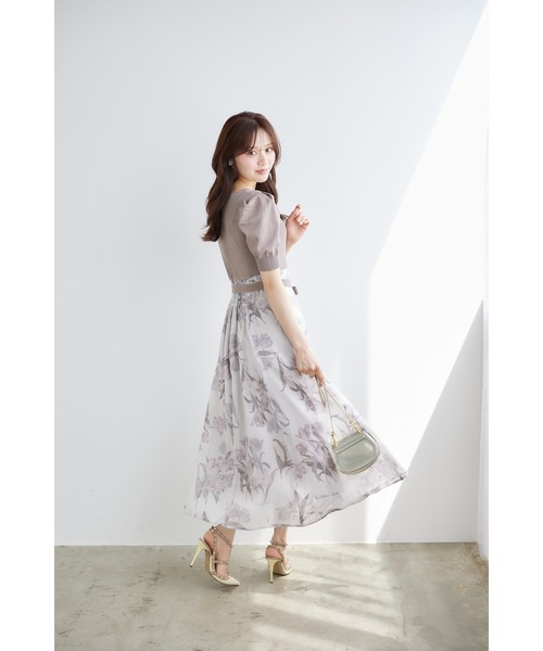 tocco closet（トッコ クローゼット） ワンピース ウエストリボン付き