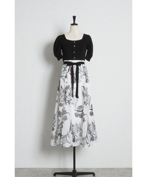 tocco closet（トッコ クローゼット） ワンピース ウエストリボン付き