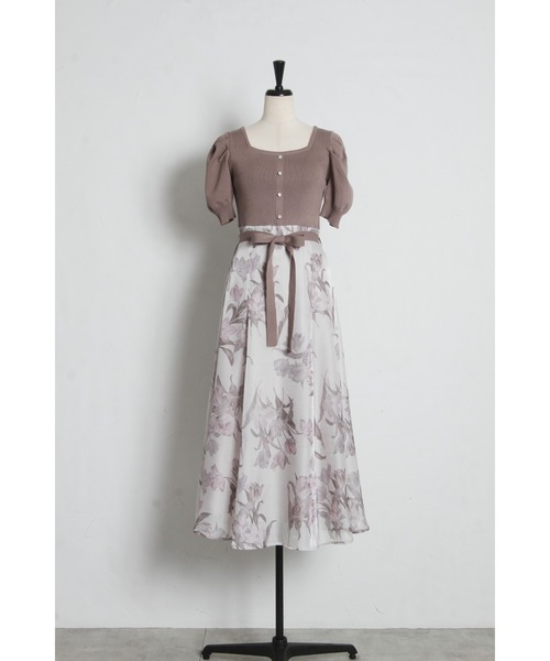 tocco closet（トッコ クローゼット） ワンピース ウエストリボン付き
