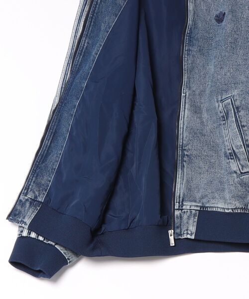 新品  Originals デニム トラックジャケット M 黒 adidas（アディダス） コート ジャケット M SST DENIM TRACKTOP