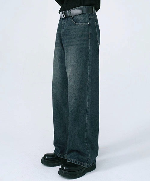 「WESTBOY」 デニムパンツ M ブラック メンズ_画像3