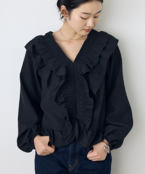 AZUL BY MOUSSY（アズールバイマウジー） ブラウス シャツ 「身長/骨格