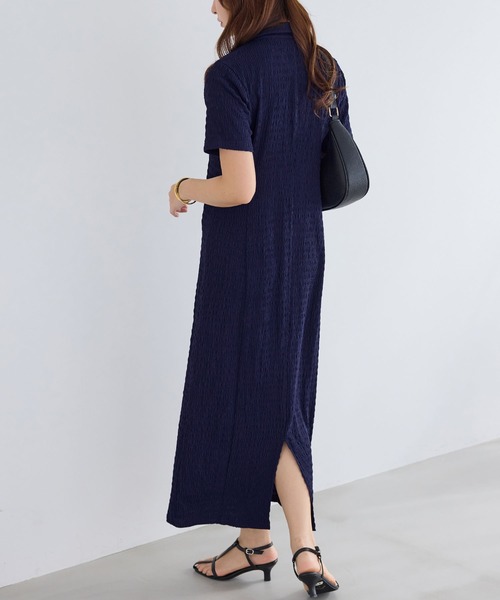 「alotta」 シャツワンピース M ブラック レディース_画像7