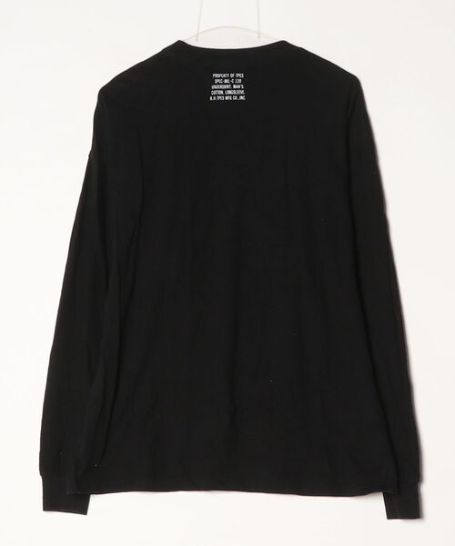 「N.HOOLYWOOD TEST PRODUCT EXCHANGE SERVICE」 長袖Tシャツ 36 ブラック×ホワイト メンズ_画像2