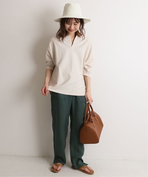 tシャツ Tシャツ パイルキーネックプルオーバー【手洗い可能】◆ | SLOBE IENA | 04