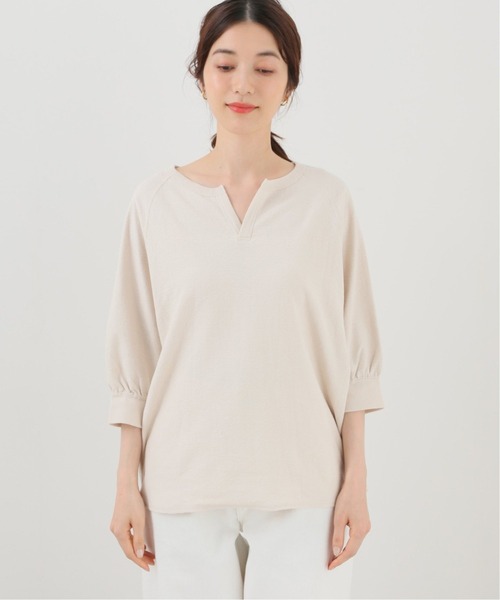 tシャツ Tシャツ パイルキーネックプルオーバー【手洗い可能】◆ | SLOBE IENA | 06