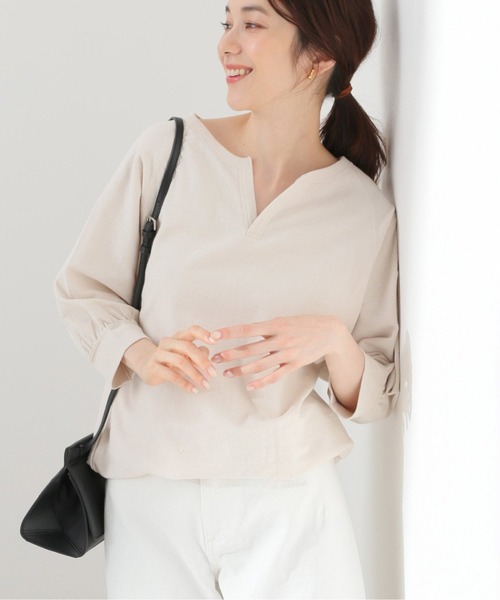 tシャツ Tシャツ パイルキーネックプルオーバー【手洗い可能】◆ | SLOBE IENA | 15