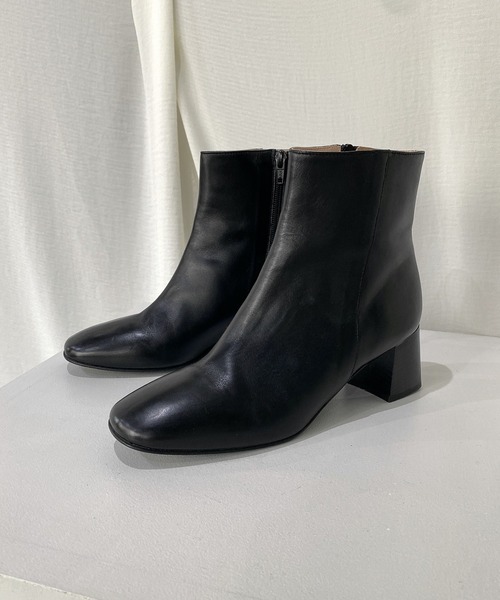ブーツ 「Maison Laura」Round square toe boots lau21a02 : 59039811 