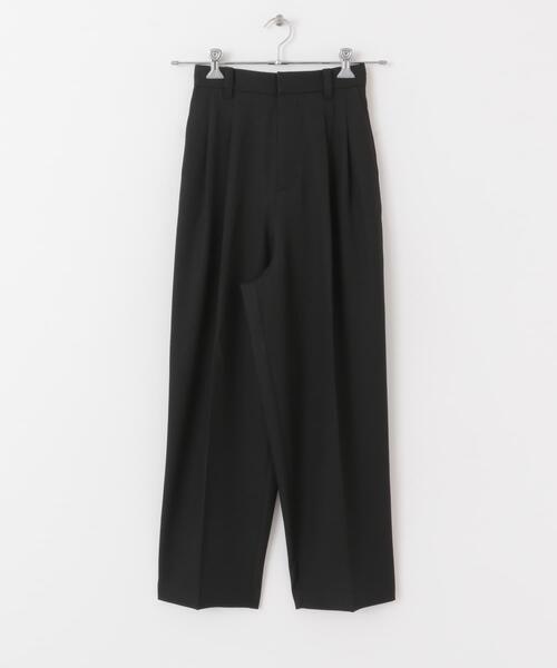 23区　ストレッチパンツ センタープレスパンツ 黒スラックス　パンツ　48 23区 ストレッチパンツ センタープレスパンツ 黒スラックス