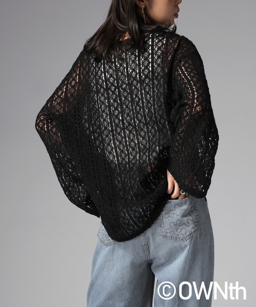 レース トップス FRILLED LACE KNIT TOP｜muller of yoshiokubo(ミュラーオブ