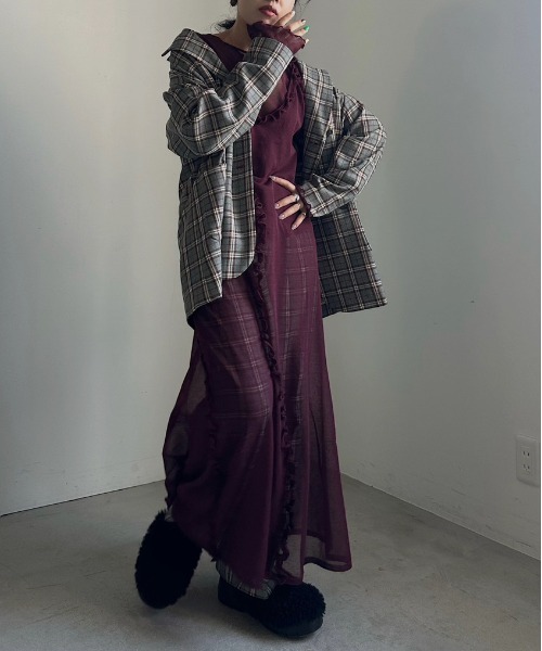 タグ付き 2WAY WIDE BELT CHECK PANTS ameri セール】2WAY WIDE BELT CHECK PANTS（その他パンツ）｜Ameri