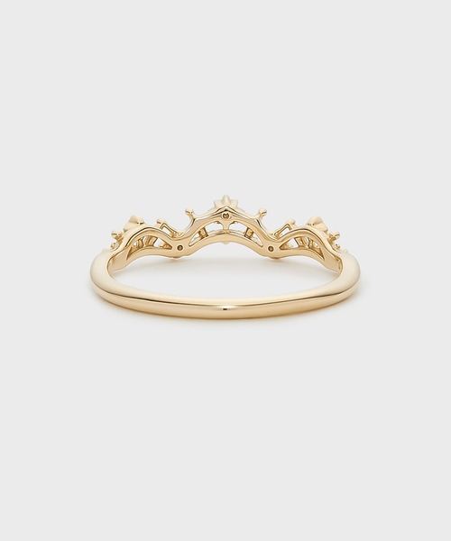 指輪 リング 「展開店舗限定」「Pocket Ring」K10ダイヤモンドピンキーリング レディースの画像