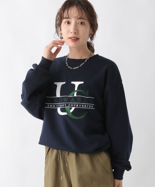LEPSIM（レプシィム） トレーナー スウェット アソート刺繍プル