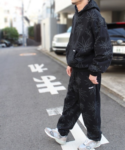 HUF plantlife スウェットセットアップL