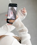 tシャツ 「WEB限定」ラメシアー袖切替プルオ...の詳細画像4
