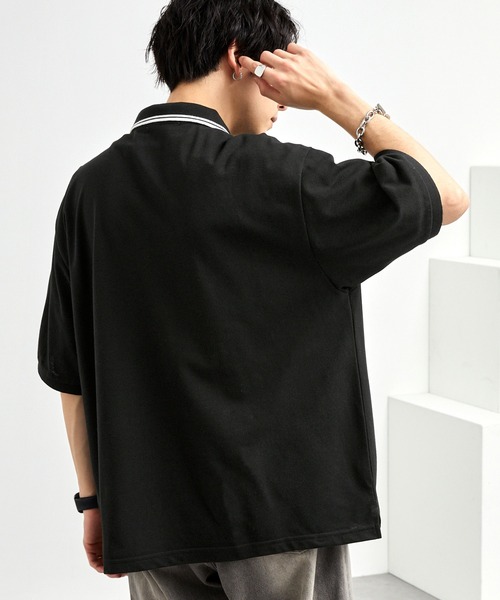 美品❗POLO 星条旗 BP 3 黒半袖ポロシャツ170S 星条旗がアクセント【POLO BY RALPH LAUREN】ポロラルフローレン 半袖