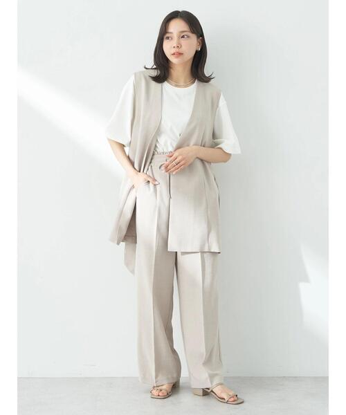 【未使用】定価¥23,100リネンライクミドルレングスジレ anuans ベスト リネンミドルレングスジレ : ZOZOTOWN Yahoo!店
