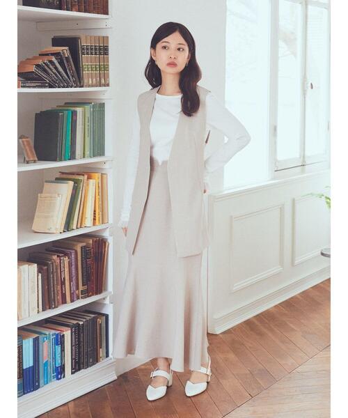 【未使用】定価¥23,100リネンライクミドルレングスジレ anuans ベスト リネンミドルレングスジレ : ZOZOTOWN Yahoo!店