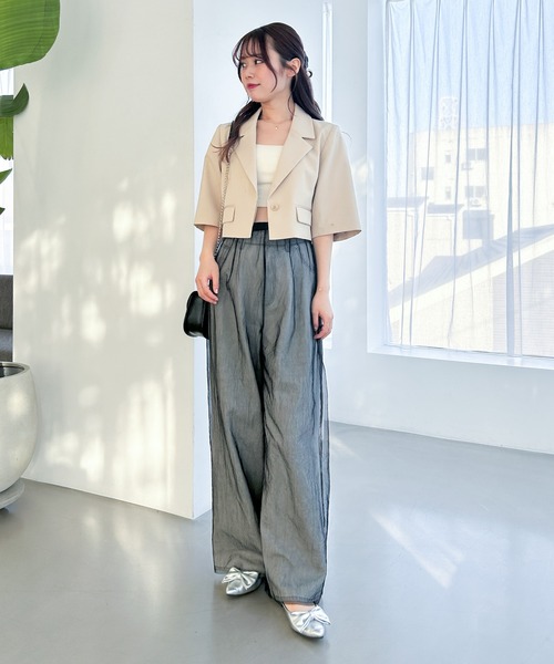 Heather（ヘザー） パンツ チュールシアーパンツ 121694 レディース