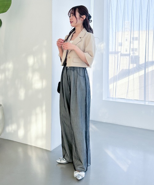 Heather パンツ チュールシアーパンツ 121694 レディース