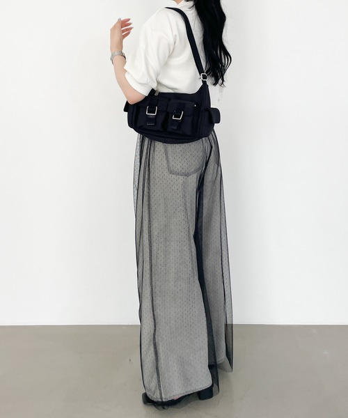 Heather（ヘザー） パンツ チュールシアーパンツ 121694 レディース