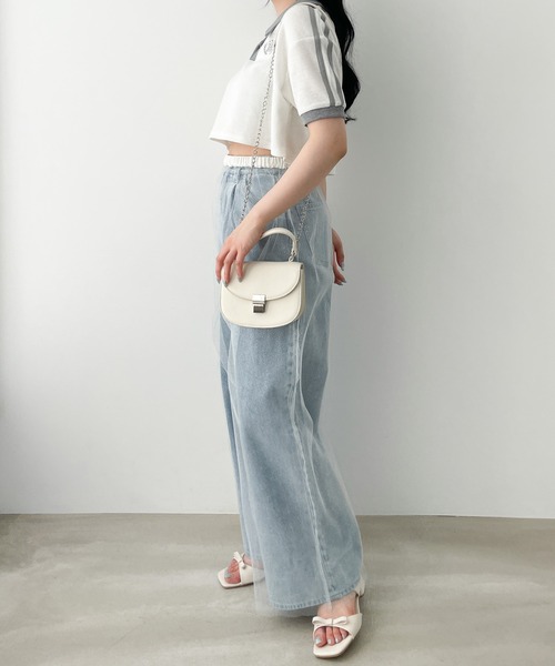 Heather（ヘザー） パンツ チュールシアーパンツ 121694 レディース