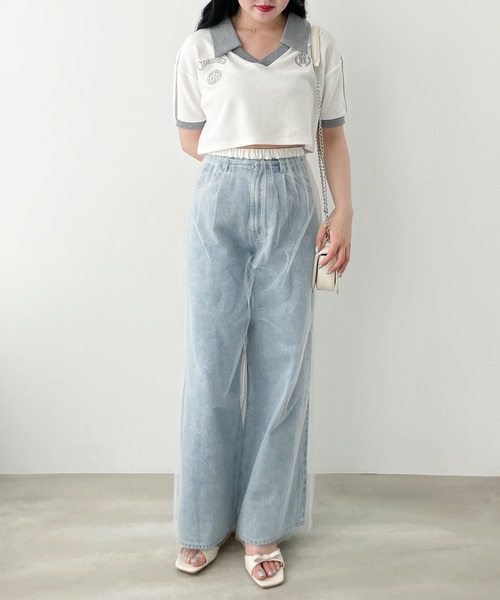 Heather（ヘザー） パンツ チュールシアーパンツ 121694 レディース