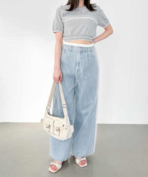 Heather（ヘザー） パンツ チュールシアーパンツ 121694 レディース