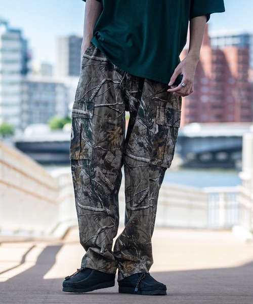 JOHN'S CLOSET カーゴパンツ 「13」PRINT TWILL 裏使い ルーズ