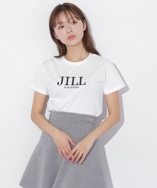 tシャツ オーガニック刺繍ロゴＴシャツ レディース JILL by STUART tシャツ オーガニック刺繍ロゴTシャツ