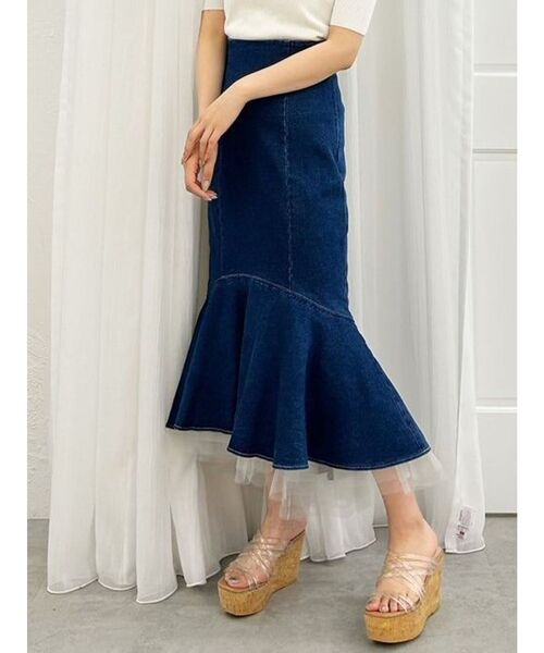 Christian Dior デニム スカート マーメイド タイト XS Christian Dior デニム スカート マーメイド タイト XS