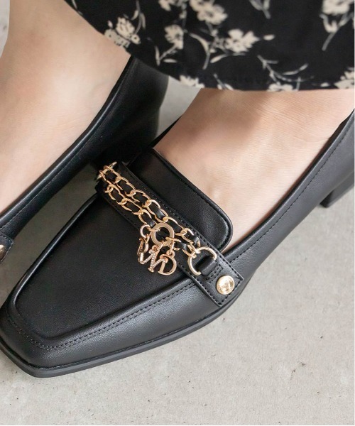 RANDA ヒールローファー 2Wayバックル付き RANDA｜2WAYベルトローファー | Rakuten Fashion(楽天