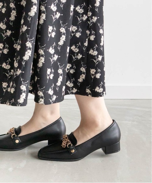 【美品】RANDA 2WAYベルトローファー 黒 ランダ RANDA 2WAYベルトローファー （BLACK） - ファッション