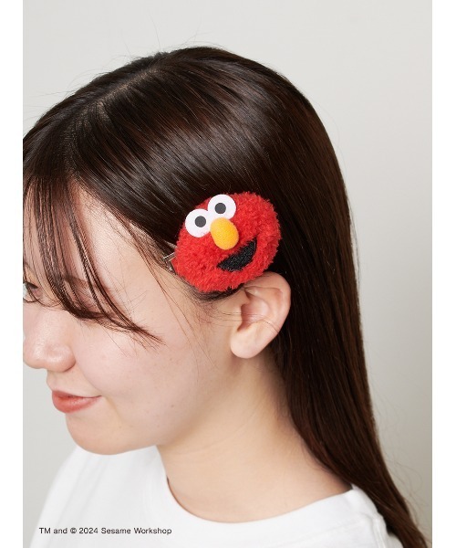 SESAME STREET（セサミストリート） ヘアクリップ ヘアクリップ エルモ