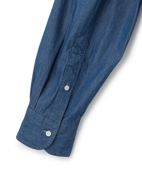 J.PRESS YORK STREET シャツ 「UNISEX」クレイジーパターン デニム