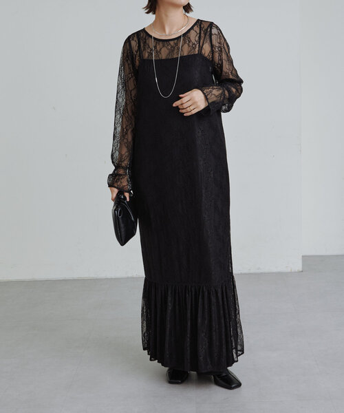 Omekashi ワンピース リバーレースワンピース : ZOZOTOWN Yahoo!店  