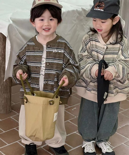 【ポルカ、村娘、マーチ、小品】 チャコット衣裳 美品 キッズ・ジュニア６着 aimoha（アイモハ） カーディガン 「aimoha-KIDS-」マルチボーダー