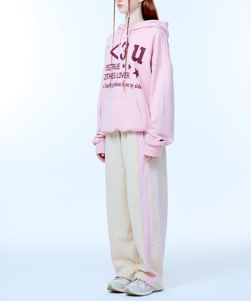 パンツ LUVISTRUE BASIC SWEAT PANTS(WHITE) LUVISTRUE スウェットパンツ ジャージ BASIC COLOR SCHEME PANTS