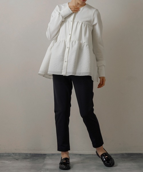 tシャツ 「SONO/ソーノ」「WARM STRETCH」ハイブリッドティアードフーディ レディース Sono tシャツ 「SONO/ソーノ」「WARM STRETCH」ハイブリッド