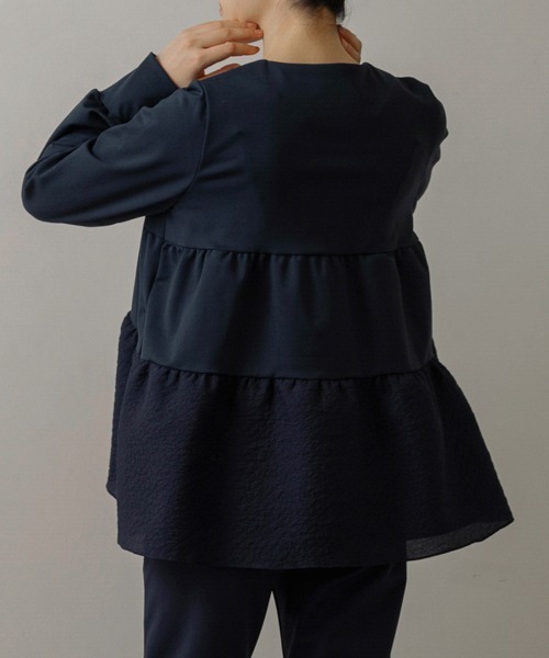 tシャツ 「SONO/ソーノ」「WARM STRETCH」ハイブリッドティアードフーディ レディース Sono tシャツ 「SONO/ソーノ」「WARM STRETCH」ハイブリッド