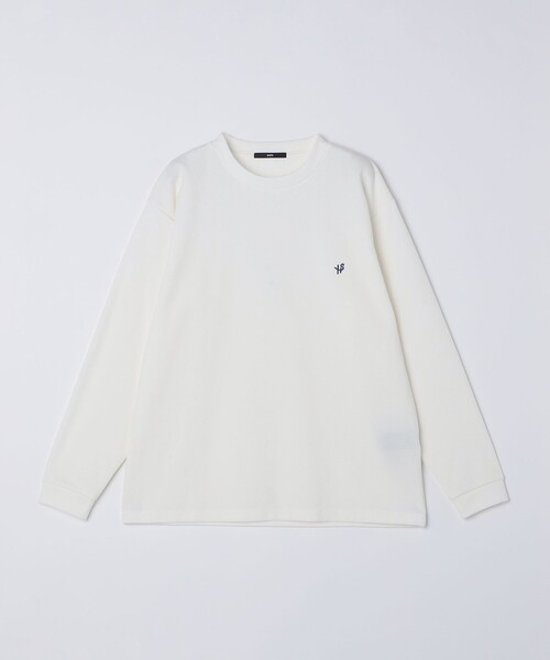 tシャツ 「WEB限定」SHIPS:「抗菌・防臭」ワンポイント ロゴ バーズアイ クルーネック 長袖 Tシャツ メンズ | SHIPS | 24