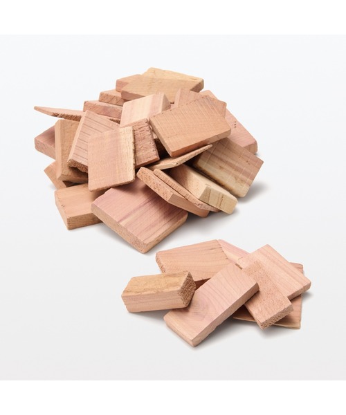 無印良品（MUJI） 掃除 不揃いレッドシダーブロック 約200g・紙