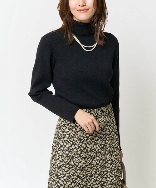 【美品】 ADAWAS アダワズ ニット プルオーバー セーター タートルネック ADAWAS（アダワズ） ニット セーター ADAWAS/アダワス METALLIC AIRY