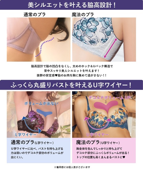 Reinest（レイネスト） ブラジャー ショーツセット ルミナス ペタル