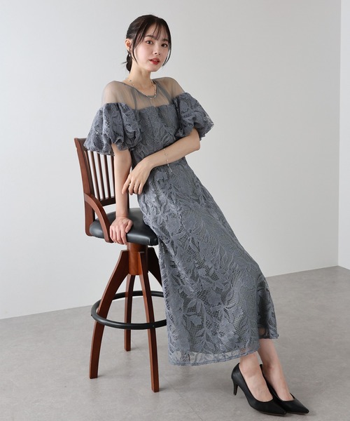 BLUEEAST ドレス　ワンピ　オケーション　二次会　結婚式　出品４月31まで BLUEEAST（ブルーイースト） パーティードレス ドレス : ZOZOTOWN