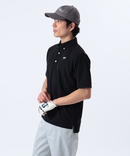 ビームスゴルフ　長袖ポロシャツ BEAMS GOLF（ビームス ゴルフ）ORANGE LABEL / アーチロゴ 切替え