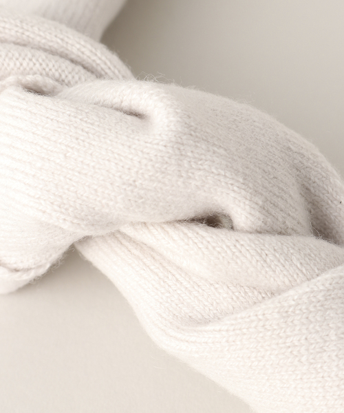 エクストリームカシミア バンダナ スカーフ　白 FRAMeWORK（フレームワーク） スカーフ バンダナ EXTREME CASHMERE X
