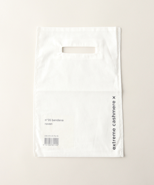 【新品未使用タグ付き】エクストリーム カシミヤ BANDANA 35 n°35 bandana（バンダナ/スカーフ）｜extreme cashmere