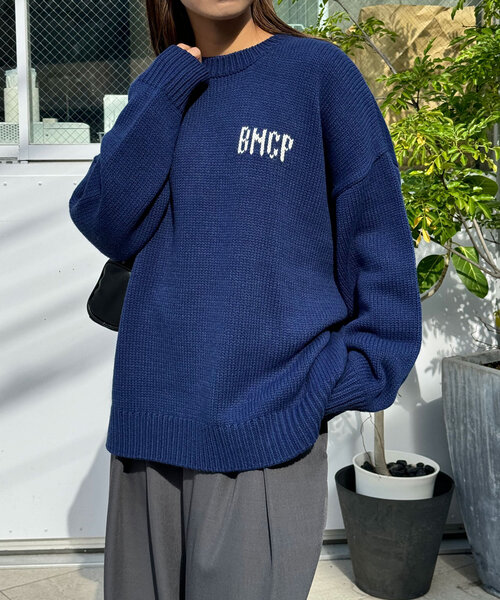 ニット セーター 「BNCP」モンスターロゴジャガードニット レディース メンズ CIAOPANIC ニット セーター 「BNCP」モンスターロゴジャガード